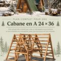A-Frame Cabin en bois avec vue sur la forêt, idéale pour une escapade en nature.