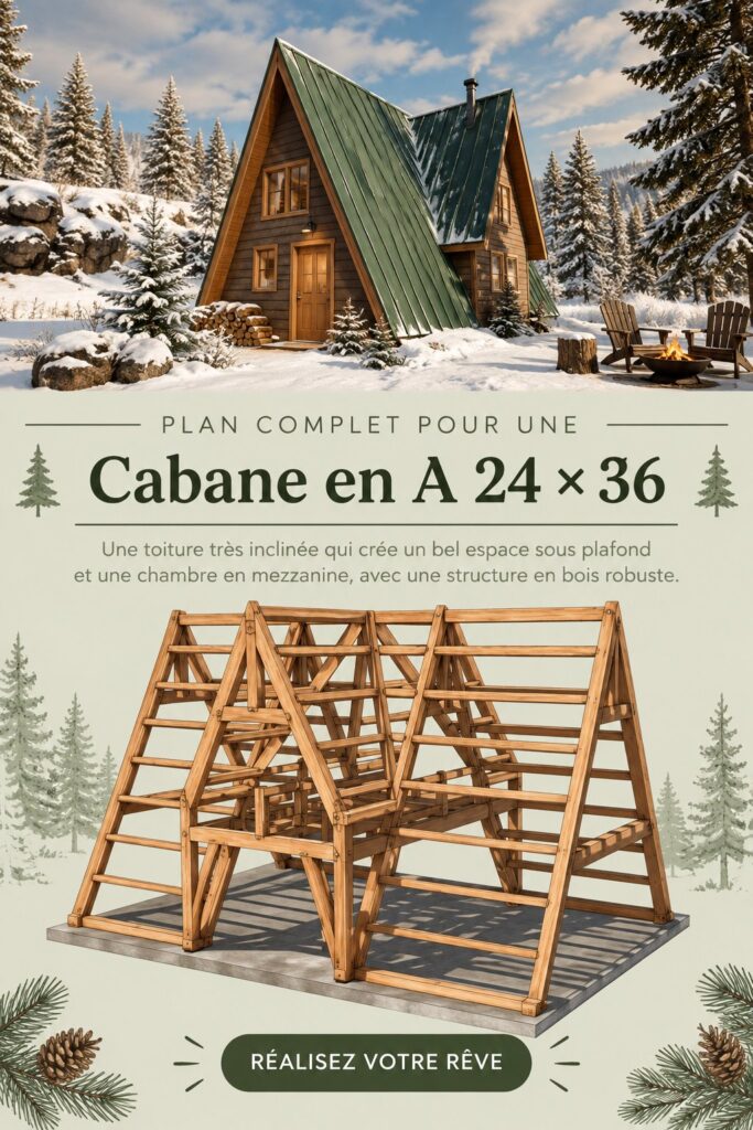 A-Frame Cabin en bois avec vue sur la forêt, idéale pour une escapade en nature.