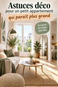 Petit appartement décoré avec des couleurs claires et bien éclairé