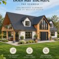 Maison en bois moderne avec un design chaleureux