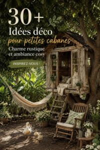Cabine chaleureuse avec décoration rustique et ambiance cosy.