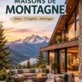 Une magnifique maison de montagne en bois entourée de nature.