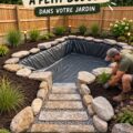 Construction d'une piscine économique dans un jardin familial