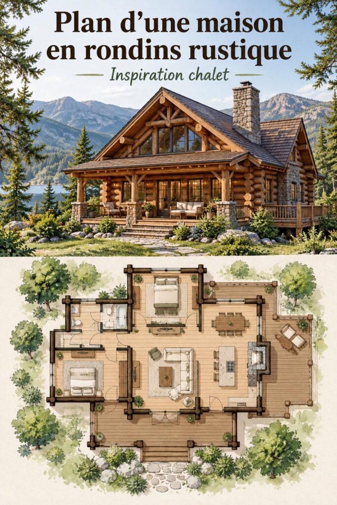 Plan de maison Frasier avec un design chaleureux et accueillant.