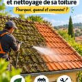 Un toit propre après un démoussage réussi, illustrant l'importance de l'entretien.