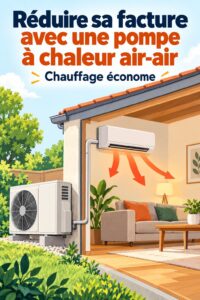 Système d'aerotermia installé dans une maison moderne