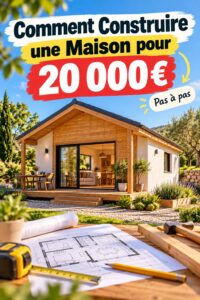 Maison moderne construite pour 20 000€ avec un design pratique