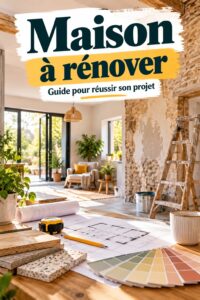 Un projet de rénovation de maison avec des matériaux modernes et esthétiques.